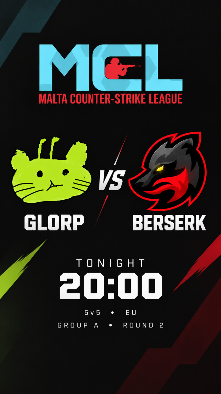 GLORP vs BERSERK: MCL Battle Tonight